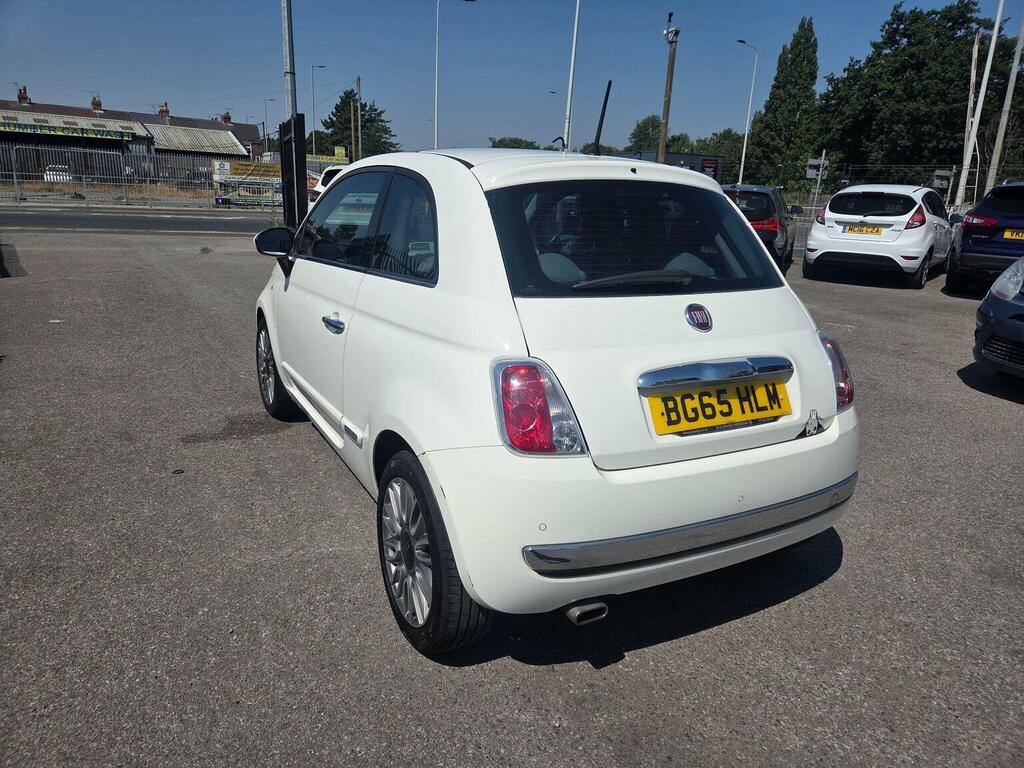 Fiat 500 1.2 Lounge Dualogic Euro 6 Ss White #5