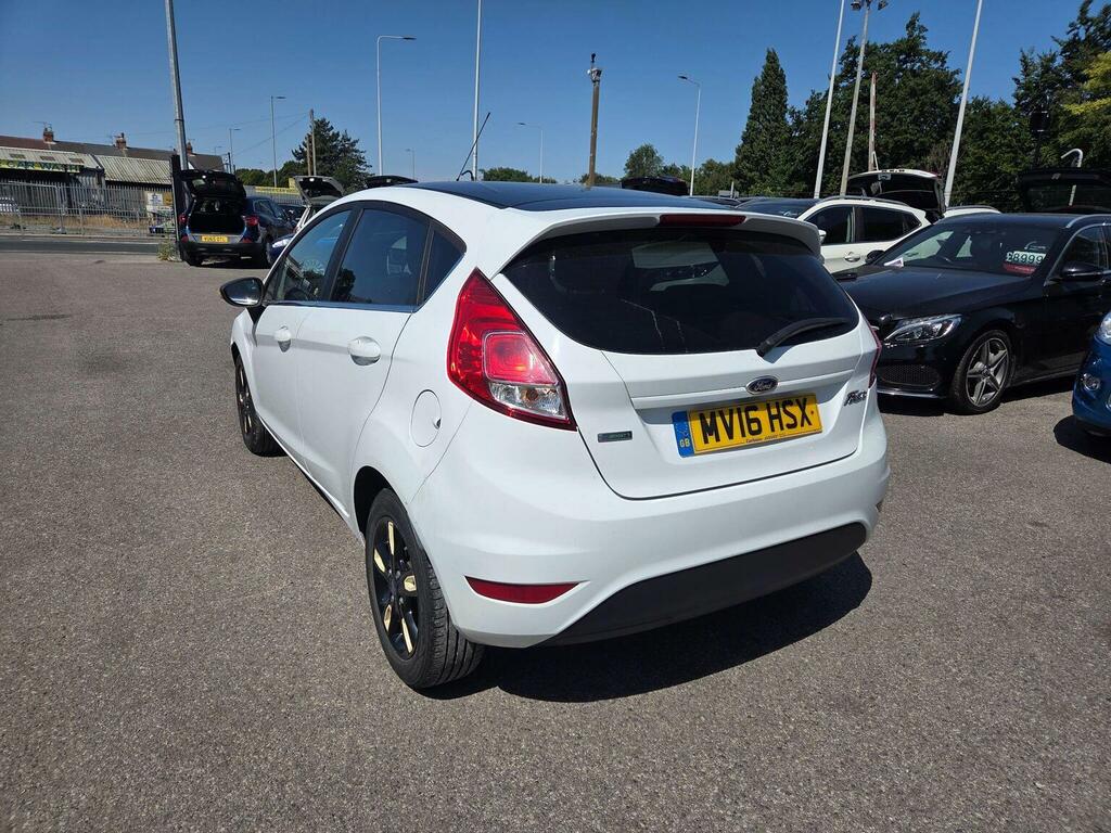 Ford Fiesta 1.0T Ecoboost Zetec White Edition Euro 6 Ss MV16HSX White #5