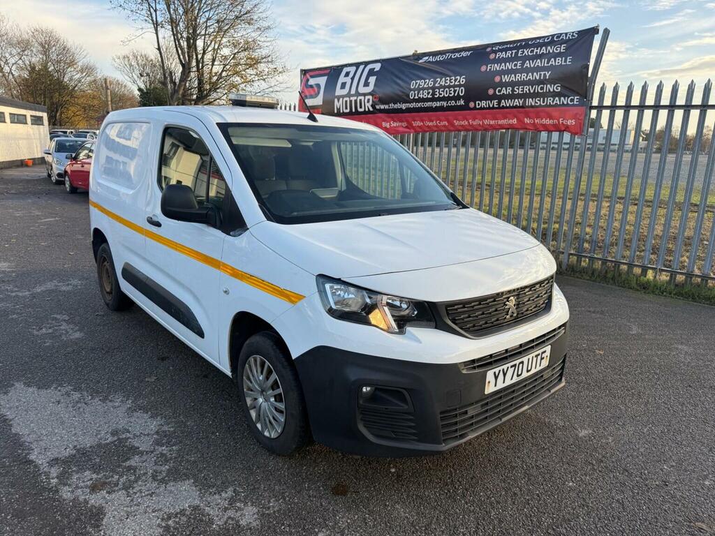 Peugeot Partner 1.5 Bluehdi 650 Professional Standard Panel Van Sw White