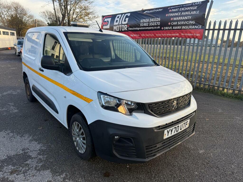 Peugeot Partner 1.5 Bluehdi 650 Professional Standard Panel Van Sw YY70UTF White #2