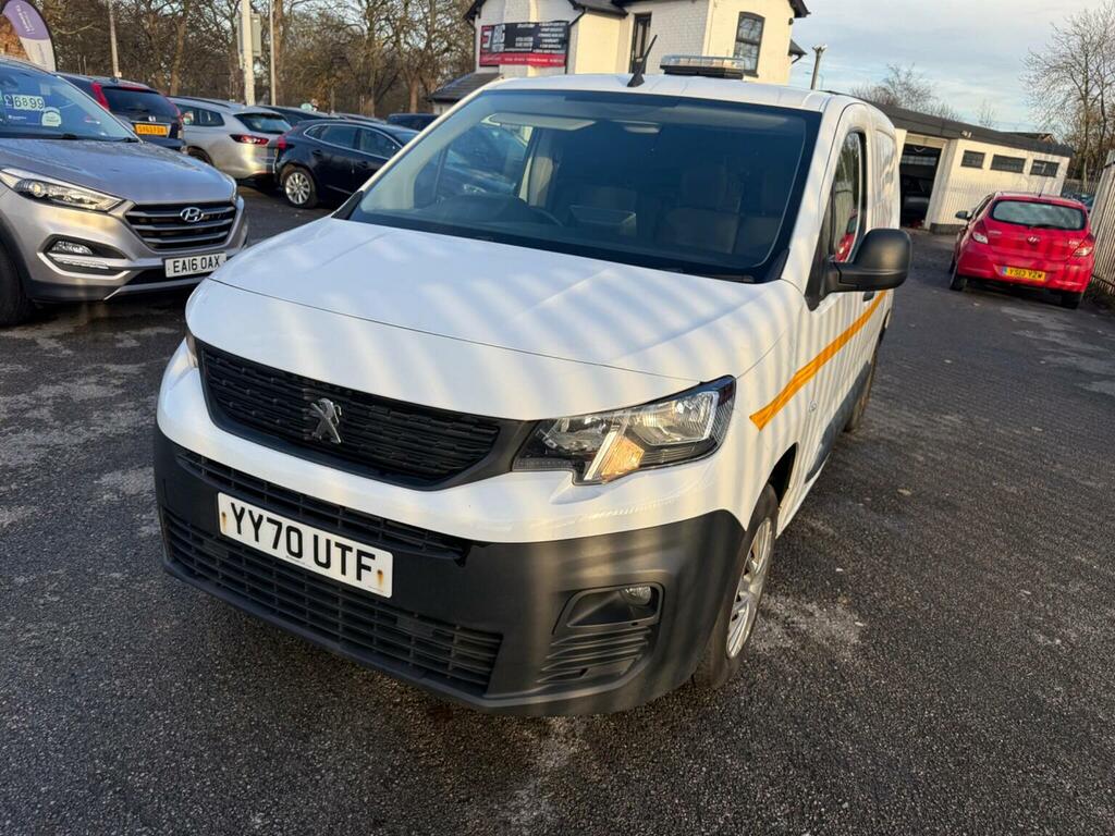 Peugeot Partner 1.5 Bluehdi 650 Professional Standard Panel Van Sw YY70UTF White #4