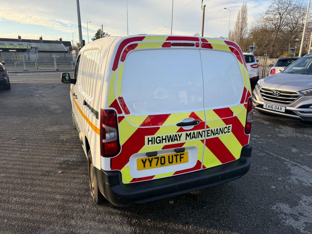 Peugeot Partner 1.5 Bluehdi 650 Professional Standard Panel Van Sw YY70UTF White #6