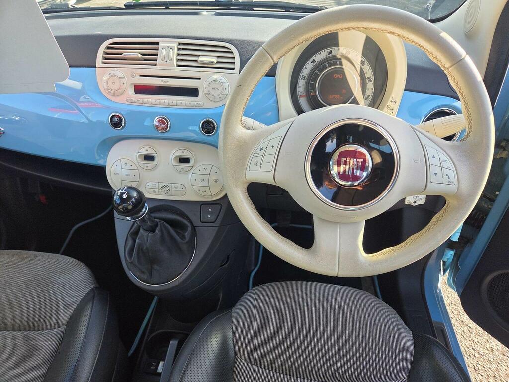 Fiat 500C S Convertible Blue #12