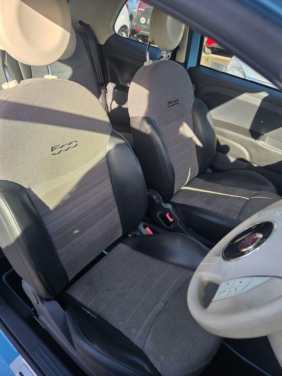 Fiat 500C S Convertible Blue #8