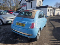 Fiat 500C S Convertible Blue #15