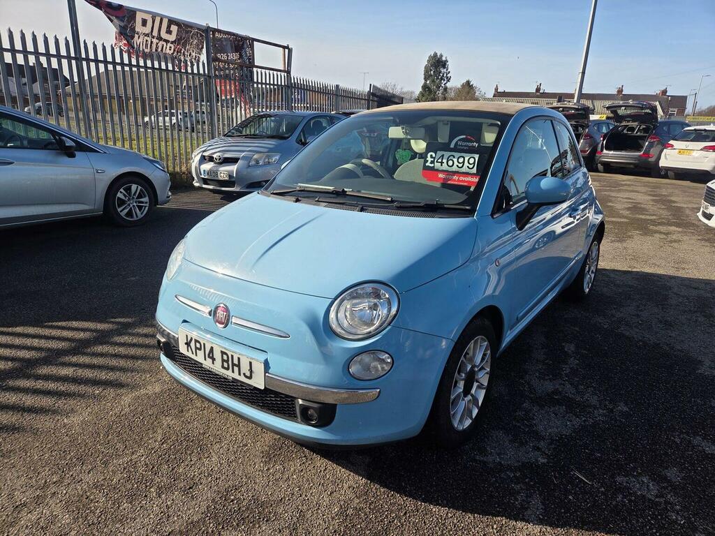 Fiat 500C S Convertible Blue #7