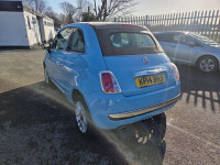 Fiat 500C S Convertible Blue #14
