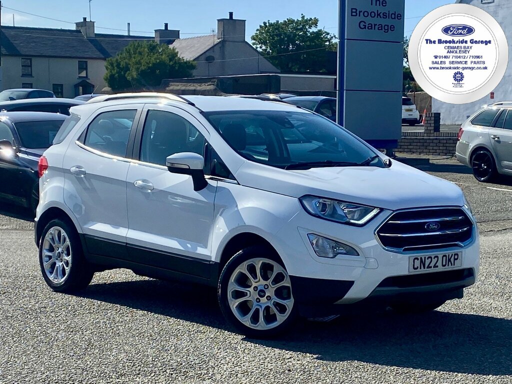 Ford Ecosport 1.0T Ecoboost Gpf Titanium Suv E White
