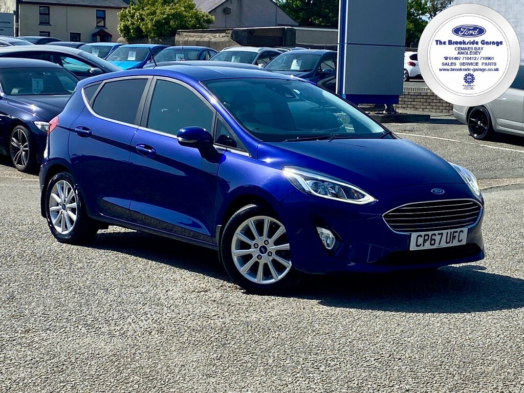 Ford Fiesta 1.0T Ecoboost Titanium Hatchback Blue