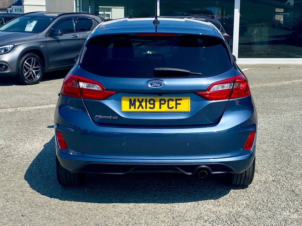 Ford Fiesta 1.0T Ecoboost Gpf St-line X Hatchback M MX19PCF Blue #6