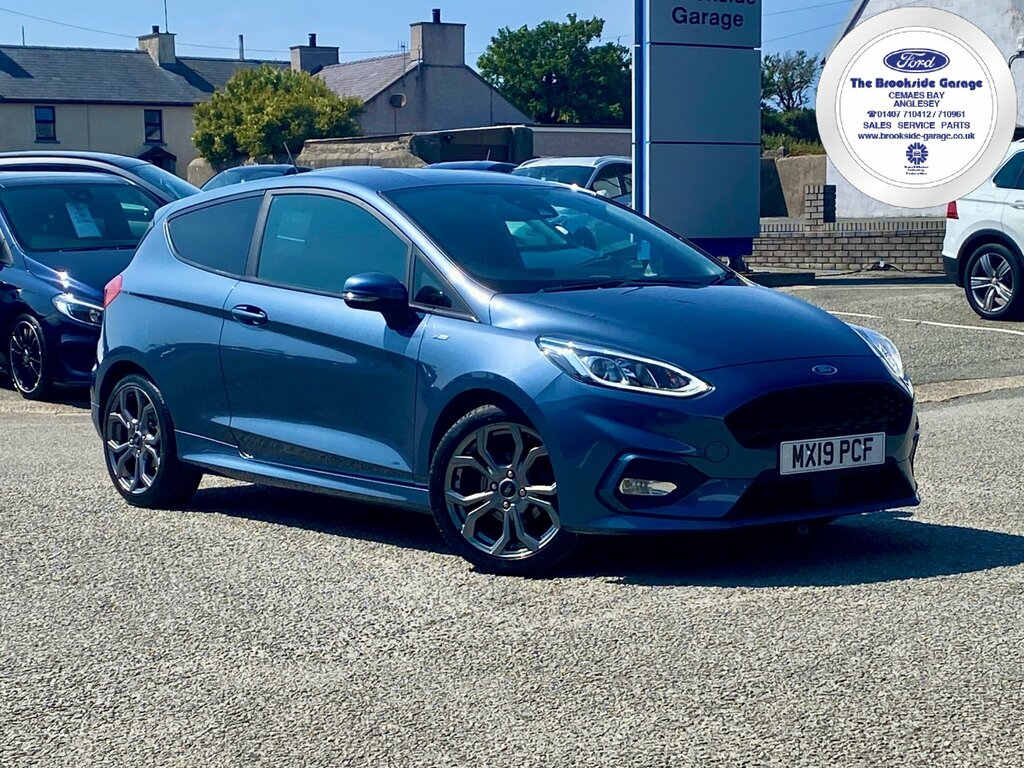 Ford Fiesta 1.0T Ecoboost Gpf St-line X Hatchback M Blue