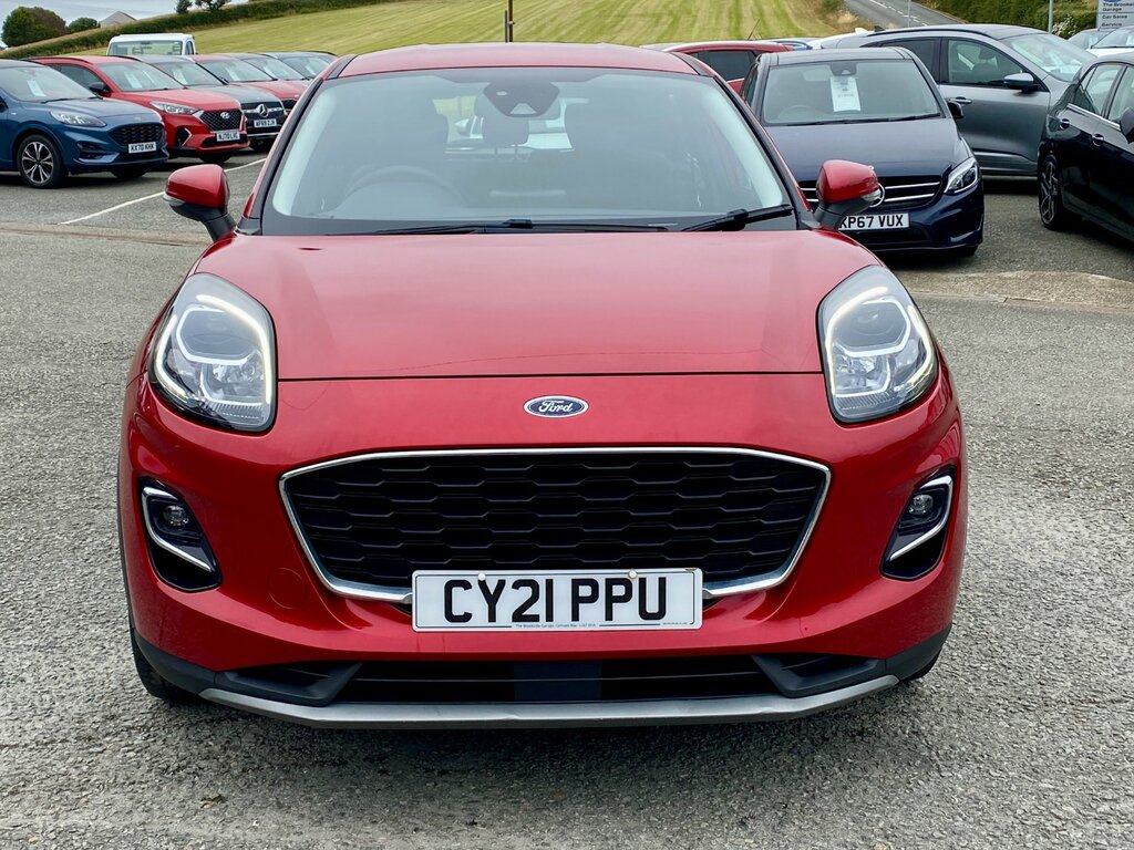 Ford Puma 1.0T Ecoboost Mhev Titanium Suv Red #2