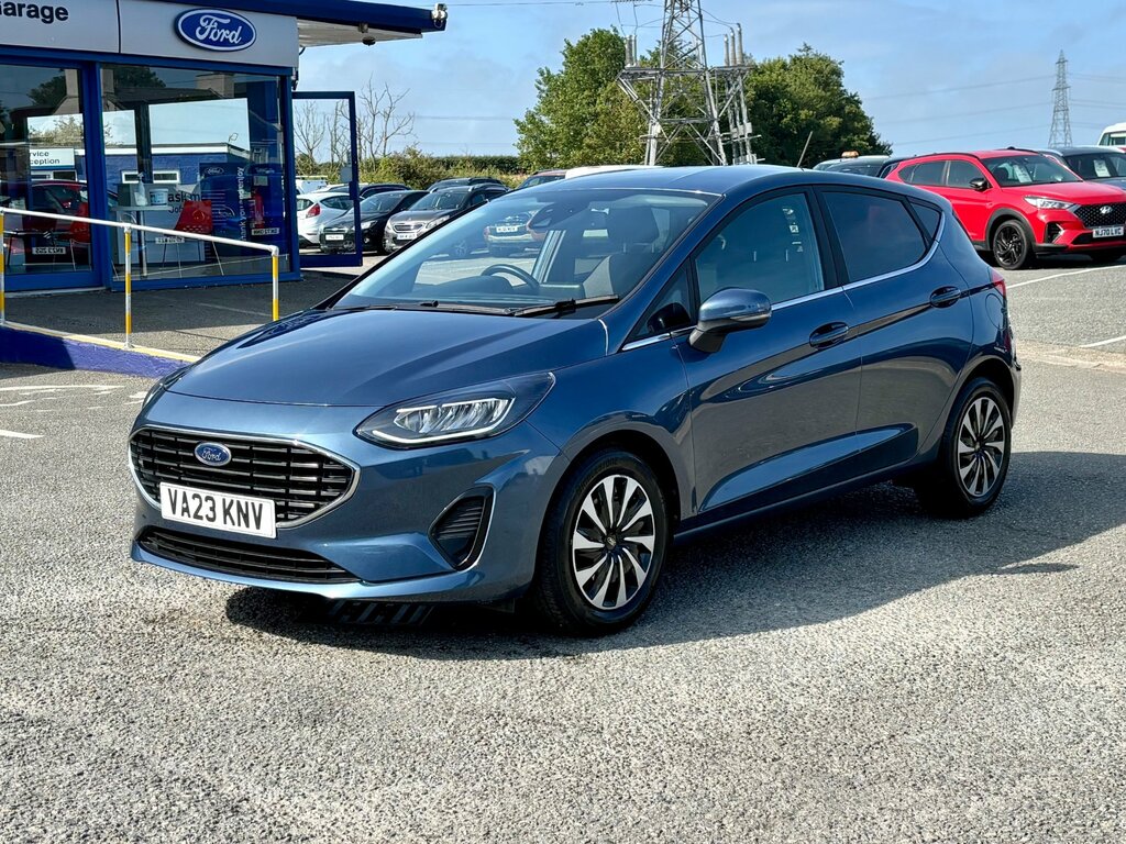 Ford Fiesta 1.0T Ecoboost Mhev Titanium Hatchback H Blue #3