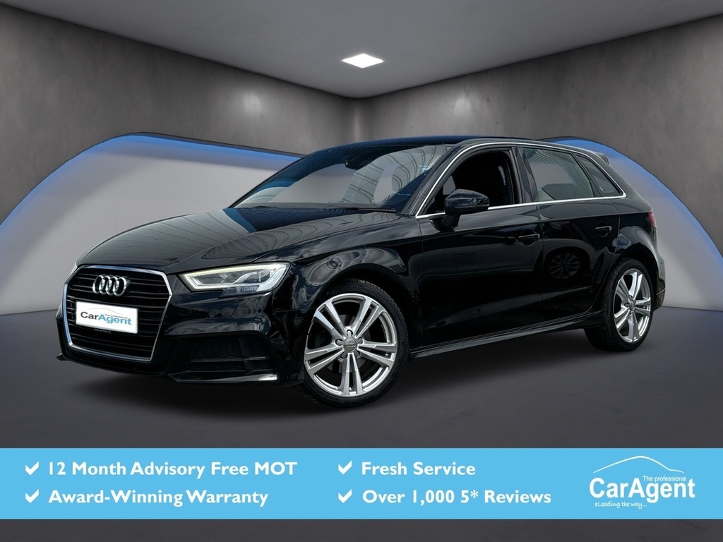 Audi A3 1.5 Tfsi Cod 35 S Line Sportback S Tron Black
