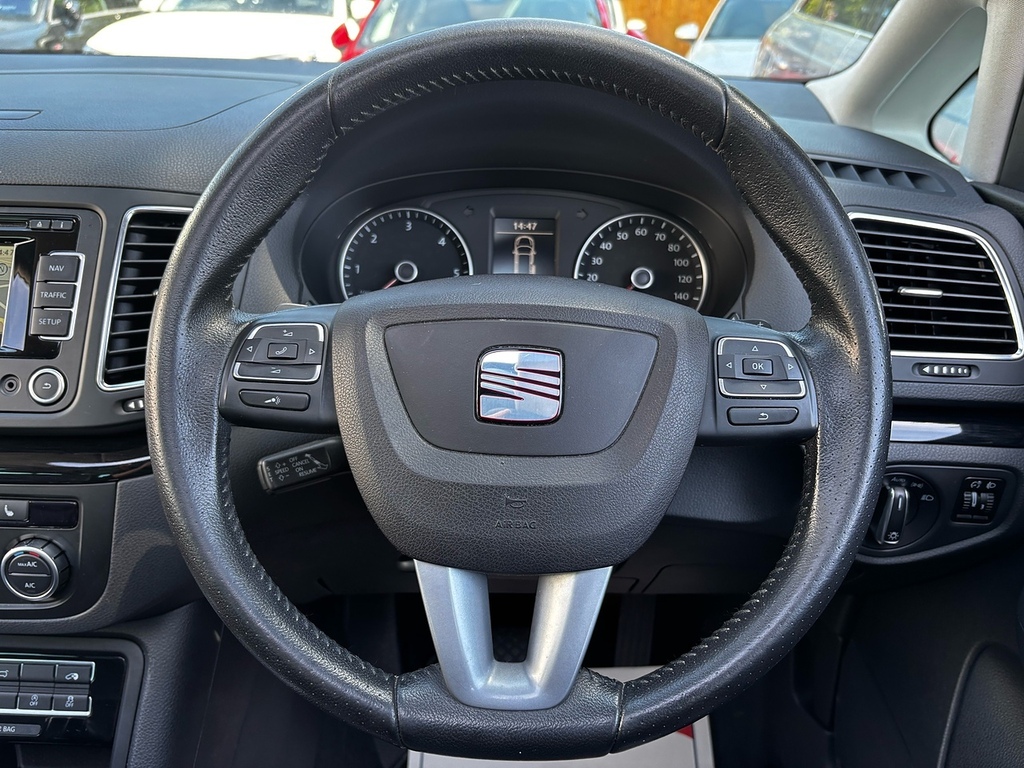 Seat Alhambra Tdi Se Lux Mpv 2.0 White #6