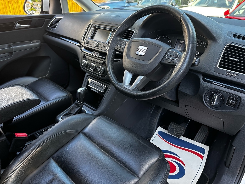 Seat Alhambra Tdi Se Lux Mpv 2.0 White #3