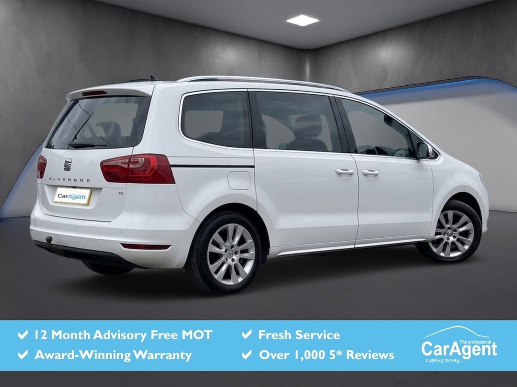 Seat Alhambra Tdi Se Lux Mpv 2.0 White #2