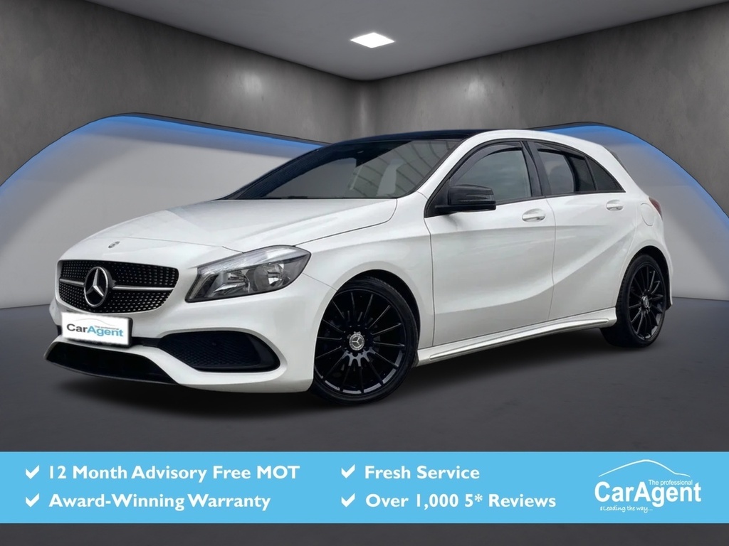 Mercedes-Benz A Class A180d Amg Line Hatchback 1.5 White
