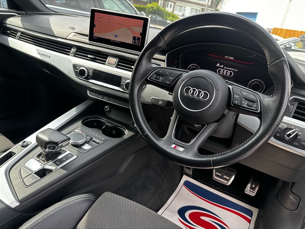 Audi A4 Avant 2.0 Tdi S Line Estate S Tronic Quattro Black #3