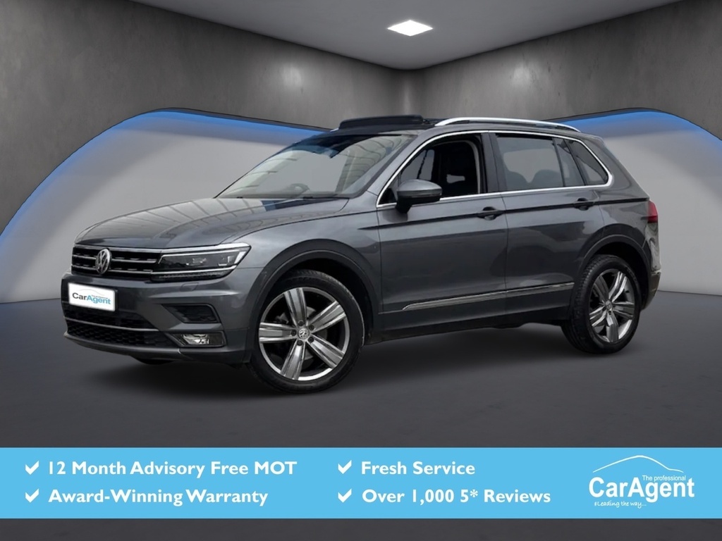 Volkswagen Tiguan 2.0 Tdi Sel Suv Dsg Euro 6 Ss 150 P BN67OKS Grey