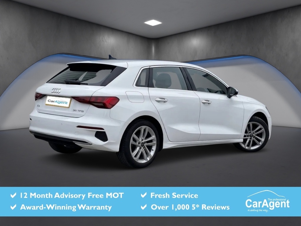 Audi A3 1.5 Tfsi 35 Sport Sportback Euro BT20OPL White #2