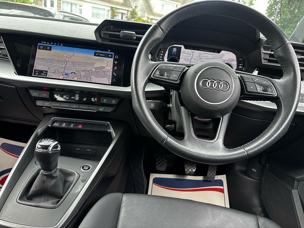 Audi A3 1.5 Tfsi 35 Sport Sportback Euro BT20OPL White #5