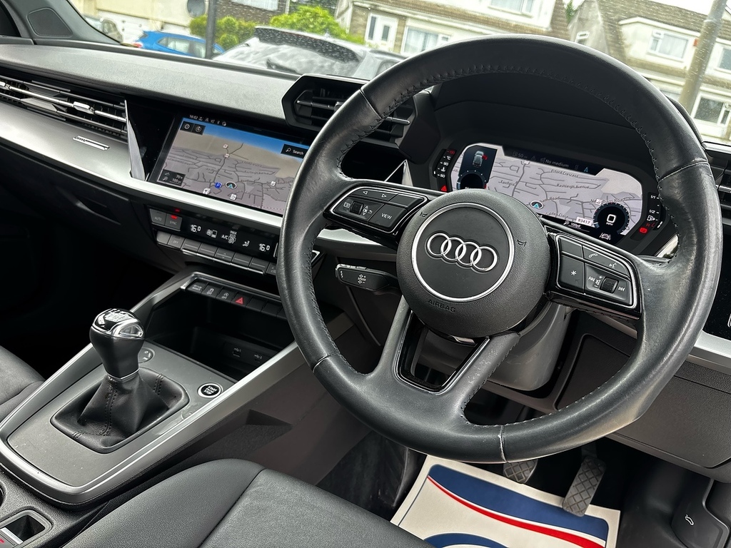 Audi A3 1.5 Tfsi 35 Sport Sportback Euro BT20OPL White #4