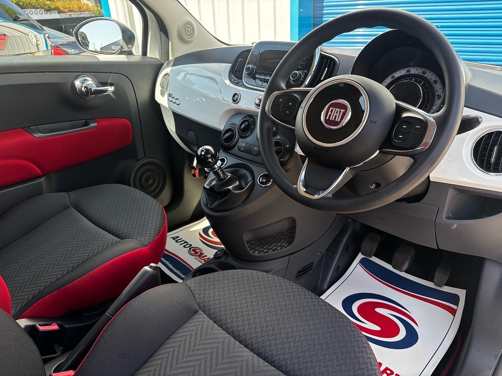 Fiat 500 1.2 Pop Hatchback Euro 6 Ss White