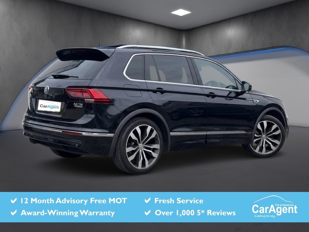 Volkswagen Tiguan 2.0 Tdi R-line Suv Dsg 4Motion Euro 6 PK67WGO Black #2