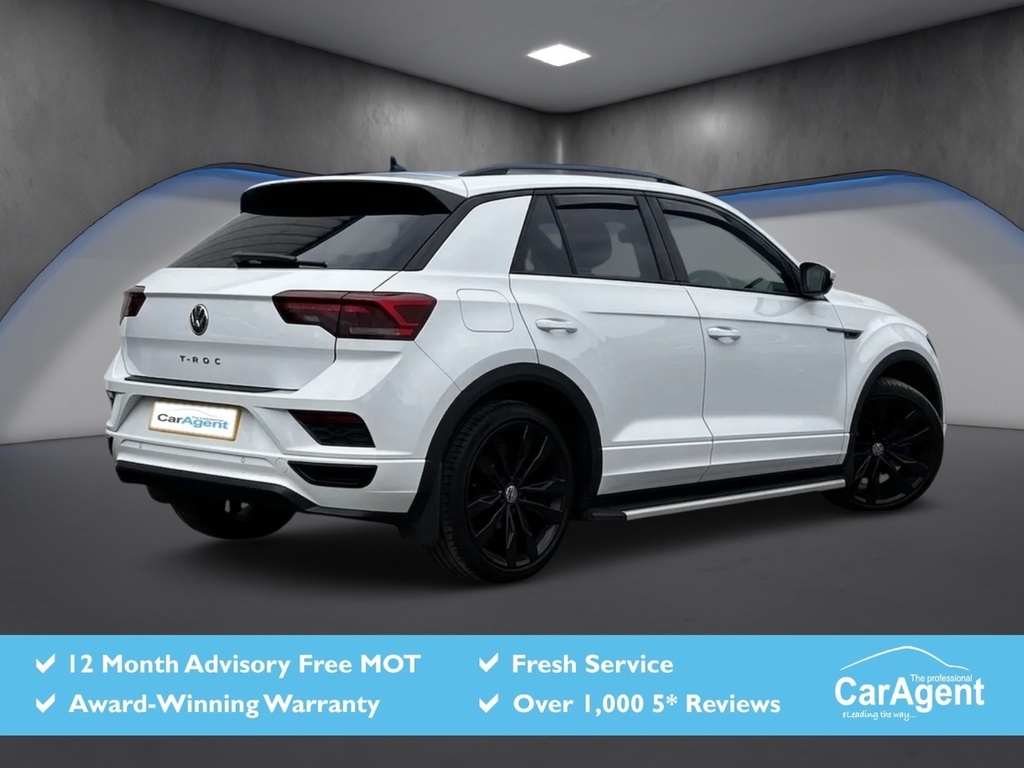 Volkswagen T-Roc 1.6 Tdi R-line Suv Euro 6 Ss White #2