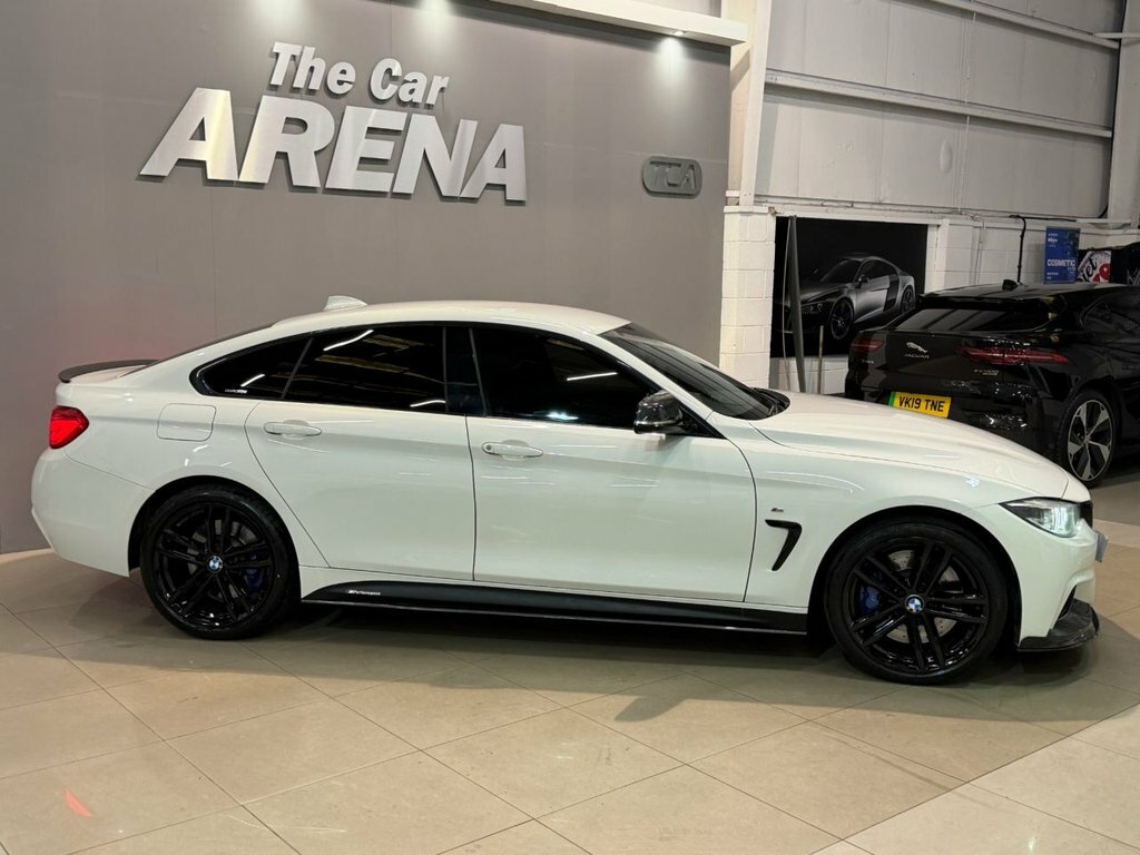 BMW 4 Series Gran Coupe 3L M Sport White #3
