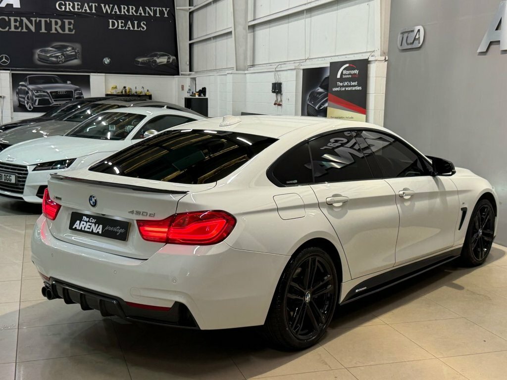 BMW 4 Series Gran Coupe 3L M Sport White #6
