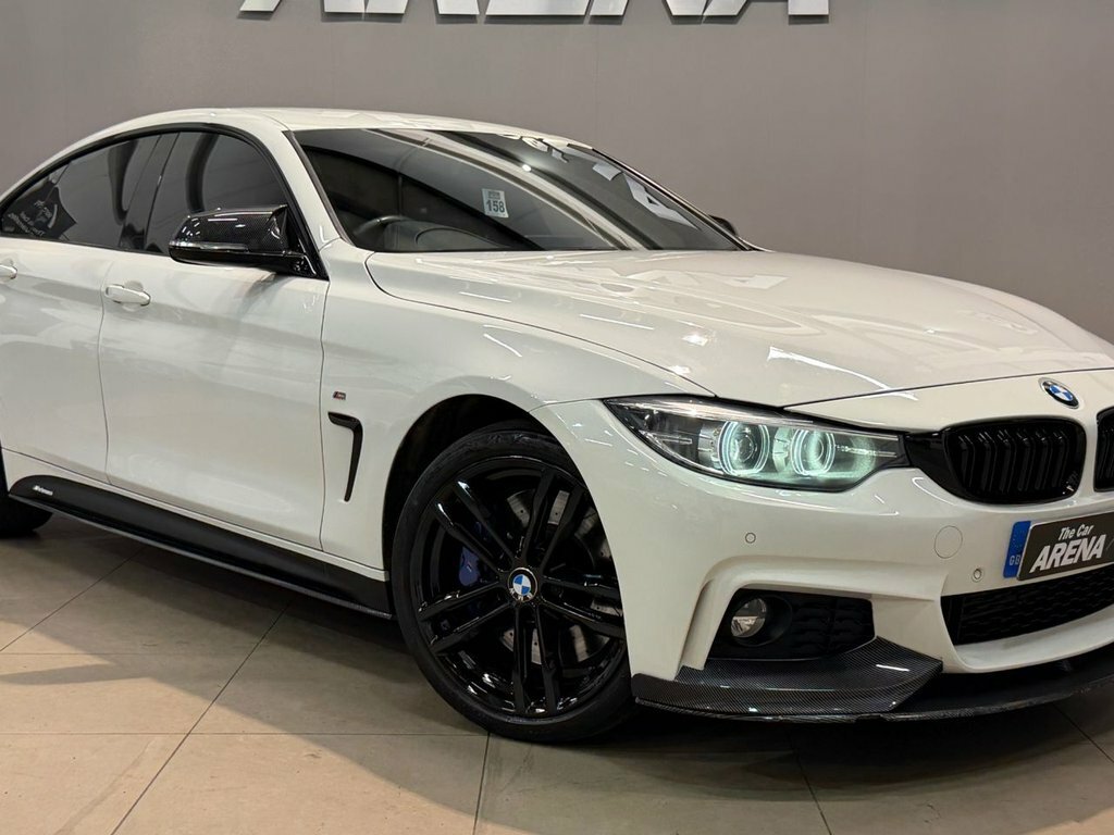 BMW 4 Series Gran Coupe 3L M Sport White #4