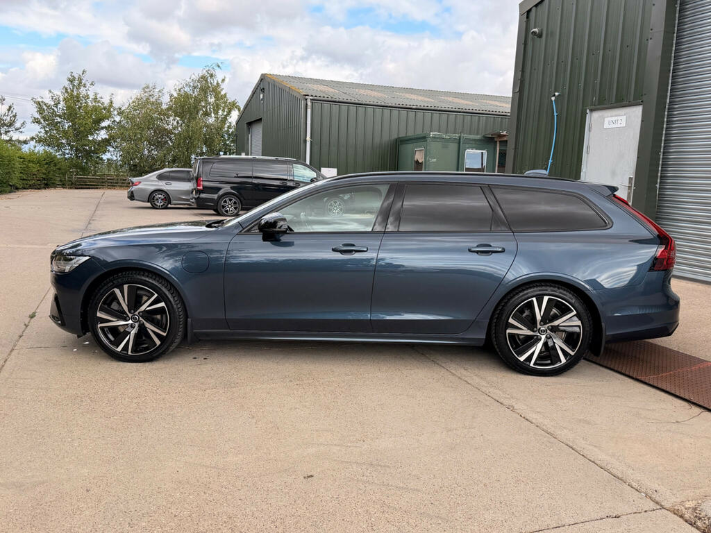 Volvo V90 2.0H T6 Recharge 11.6Kwh R-design Awd Euro 6 Blue #4
