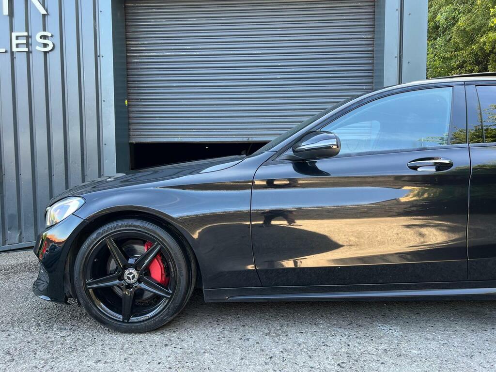 Mercedes-Benz C Class C 220 Amg Line Premium D Black #11