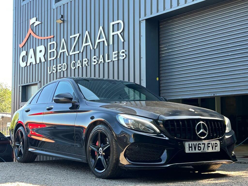 Mercedes-Benz C Class C 220 Amg Line Premium D Black #37