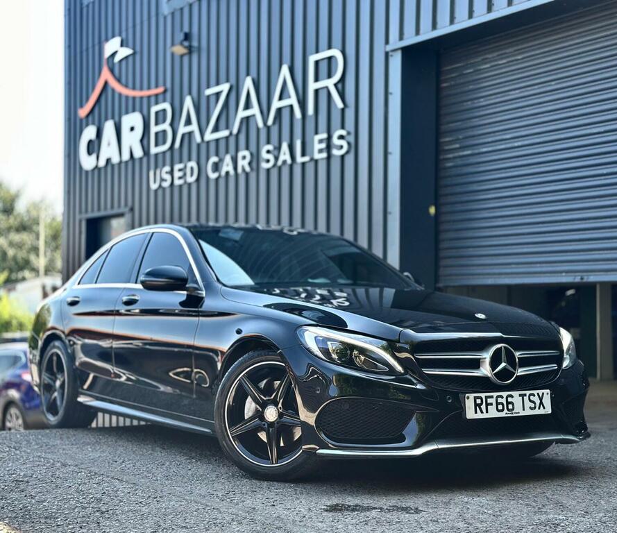 Mercedes-Benz C Class 2.1 C220d Amg Line Premium G-tronic Euro 6 Ss Black