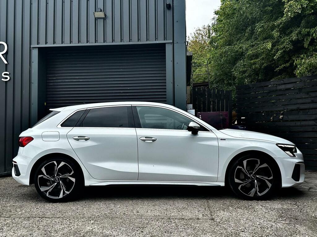 Audi A3 2.0 Tdi 30 S Line Sportback Euro 6 Ss White #4