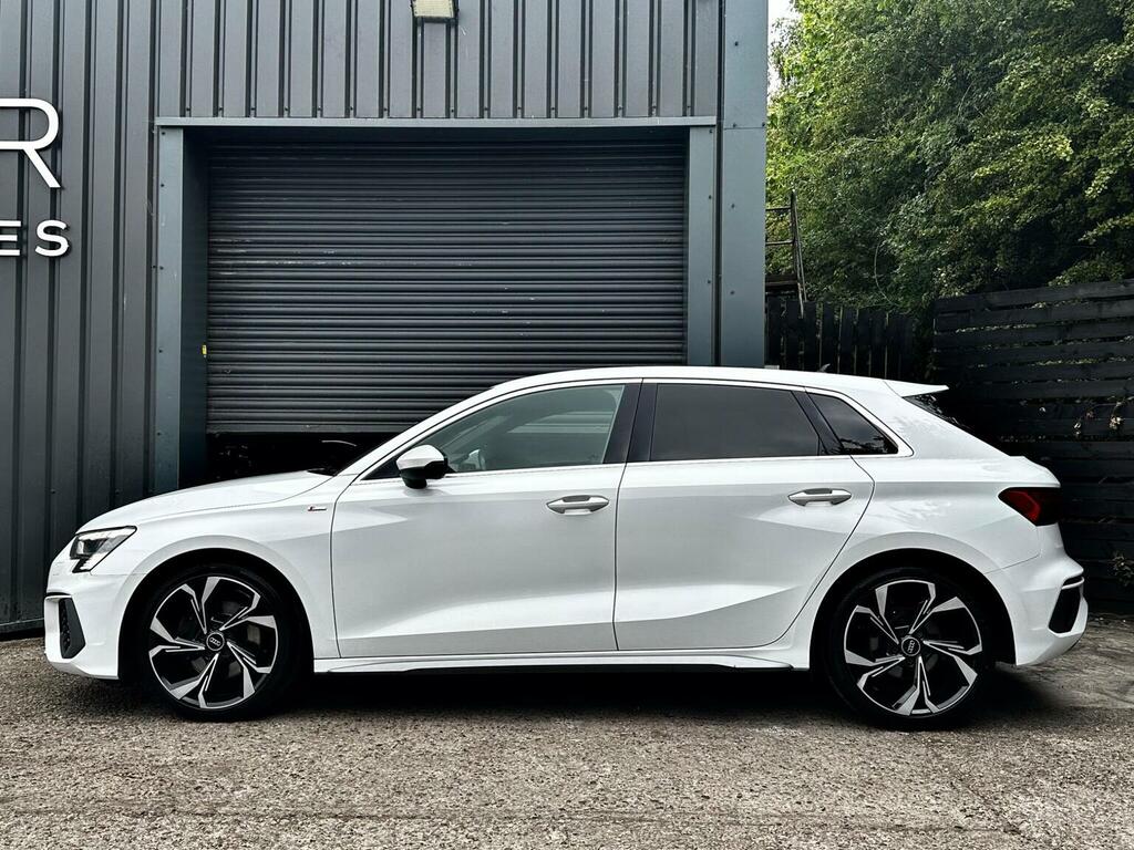 Audi A3 2.0 Tdi 30 S Line Sportback Euro 6 Ss White #5