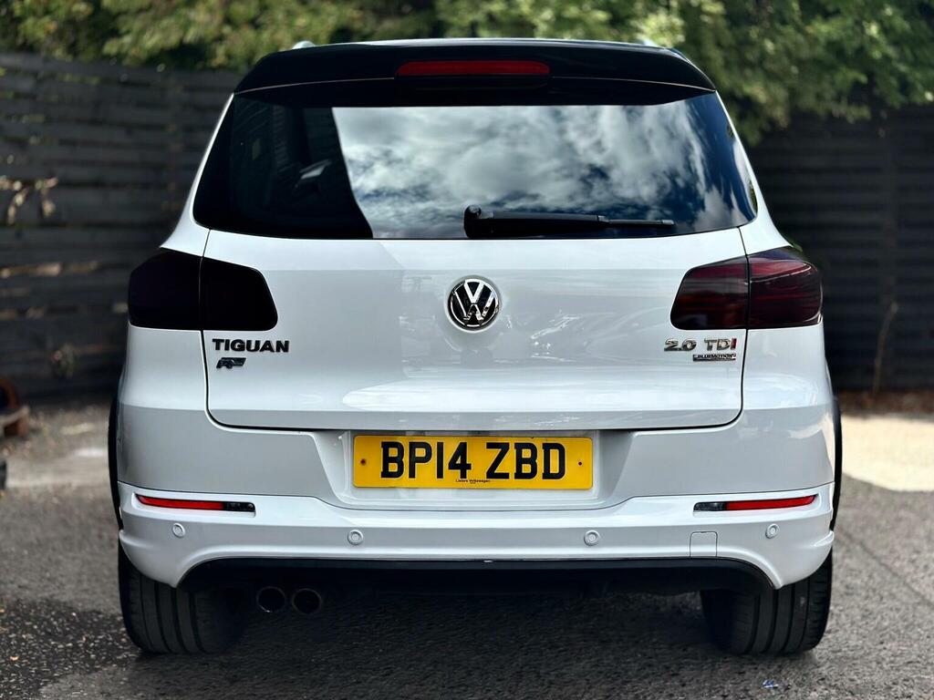 Volkswagen Tiguan 2.0 Tdi Bluemotion Tech R-line Dsg 4Wd Euro 5 Ss White #3