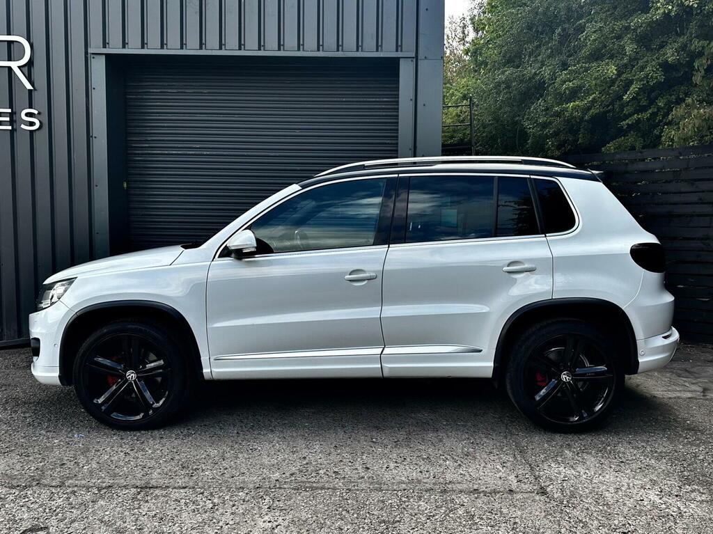 Volkswagen Tiguan 2.0 Tdi Bluemotion Tech R-line Dsg 4Wd Euro 5 Ss White #5