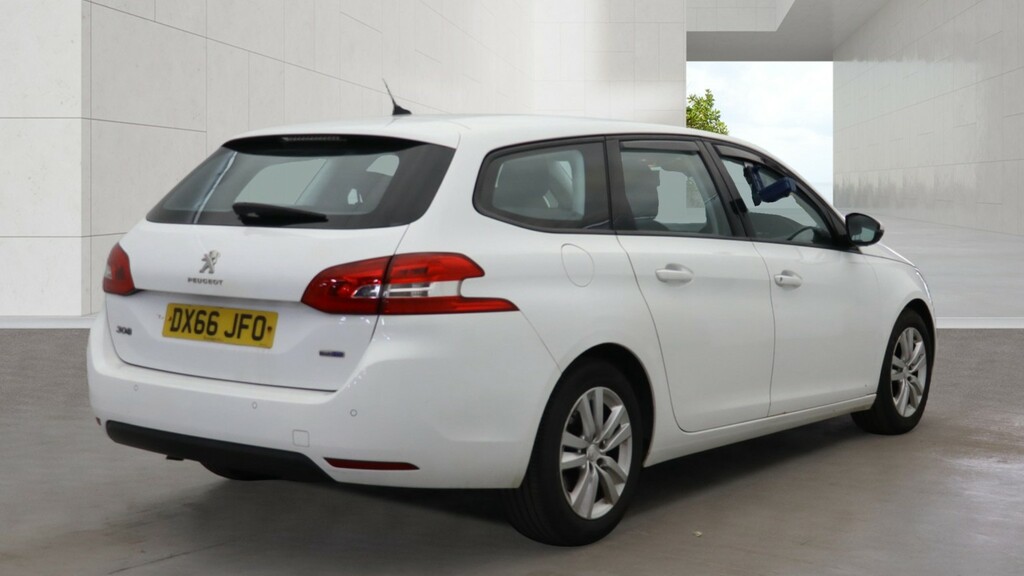 Peugeot 308 SW 1.6 Bluehdi Active White #3
