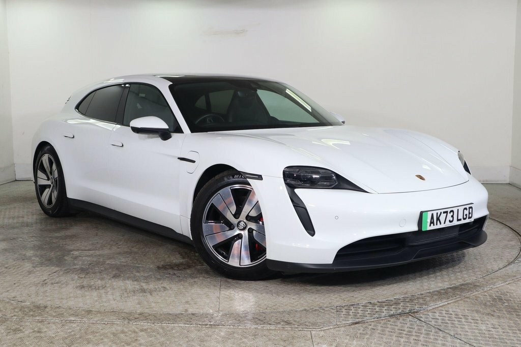 Porsche Taycan Estate White