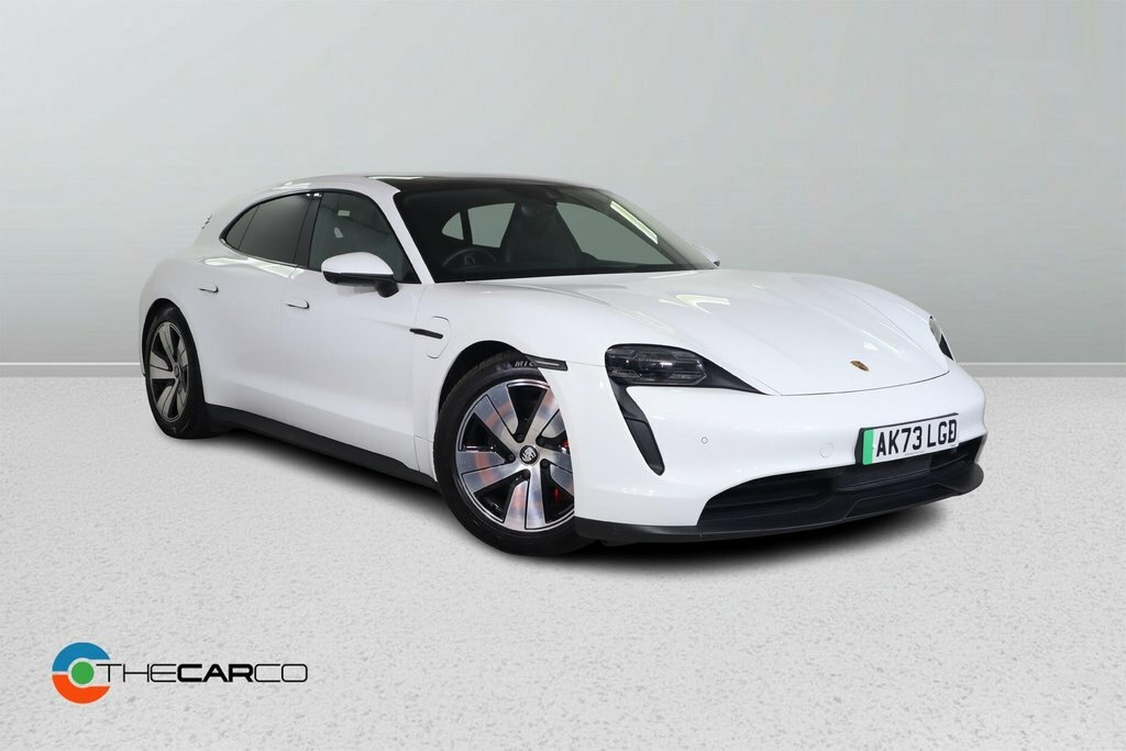 Porsche Taycan Estate White
