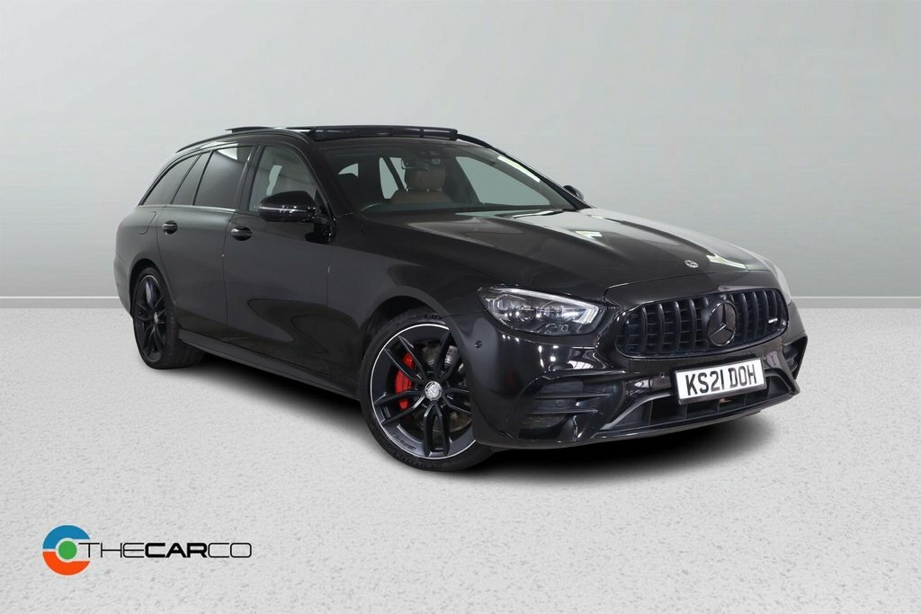 Mercedes-Benz E Class Saloon 2.0 E220d Amg Line Night Edition Premium P Blue #1