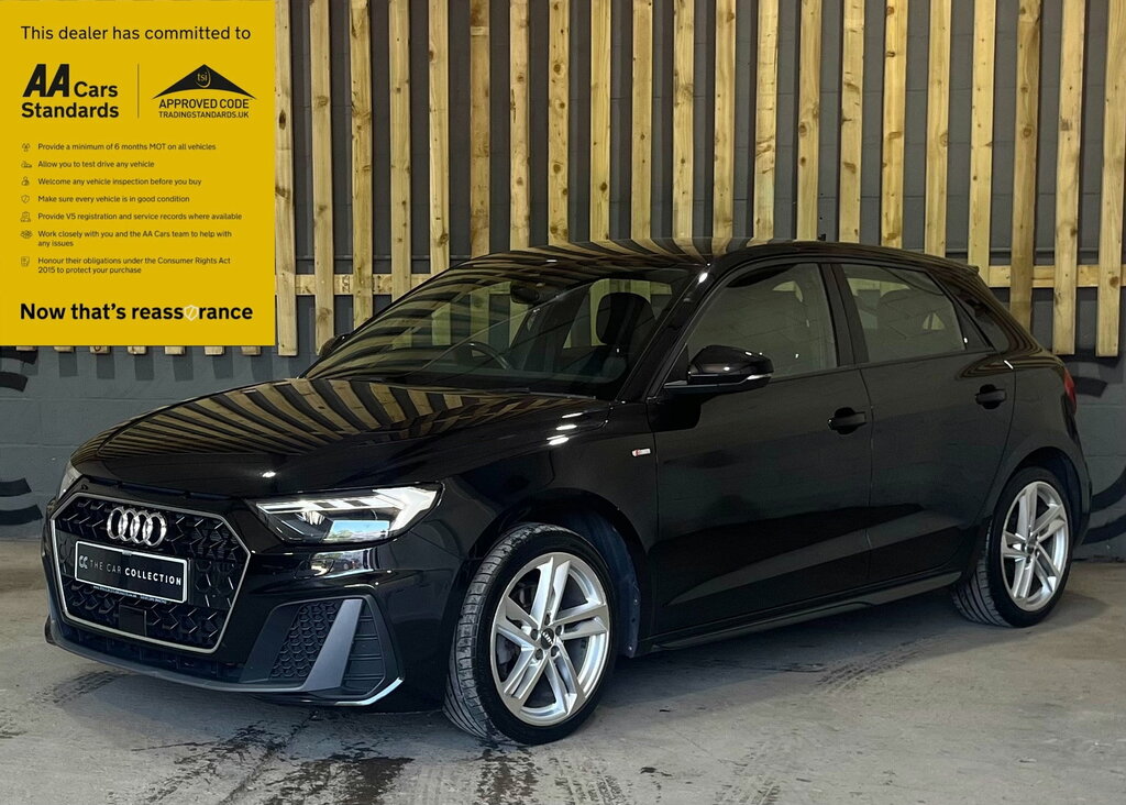 Audi A1 1.0 Tfsi 30 S Line Sportback S Tronic E Black #3