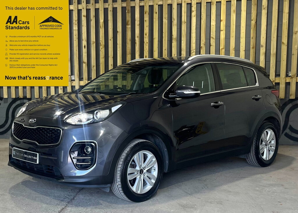 Kia Sportage 1.7 Crdi 2 Suv Euro 6 Ss 114 VN66YUY Silver #3