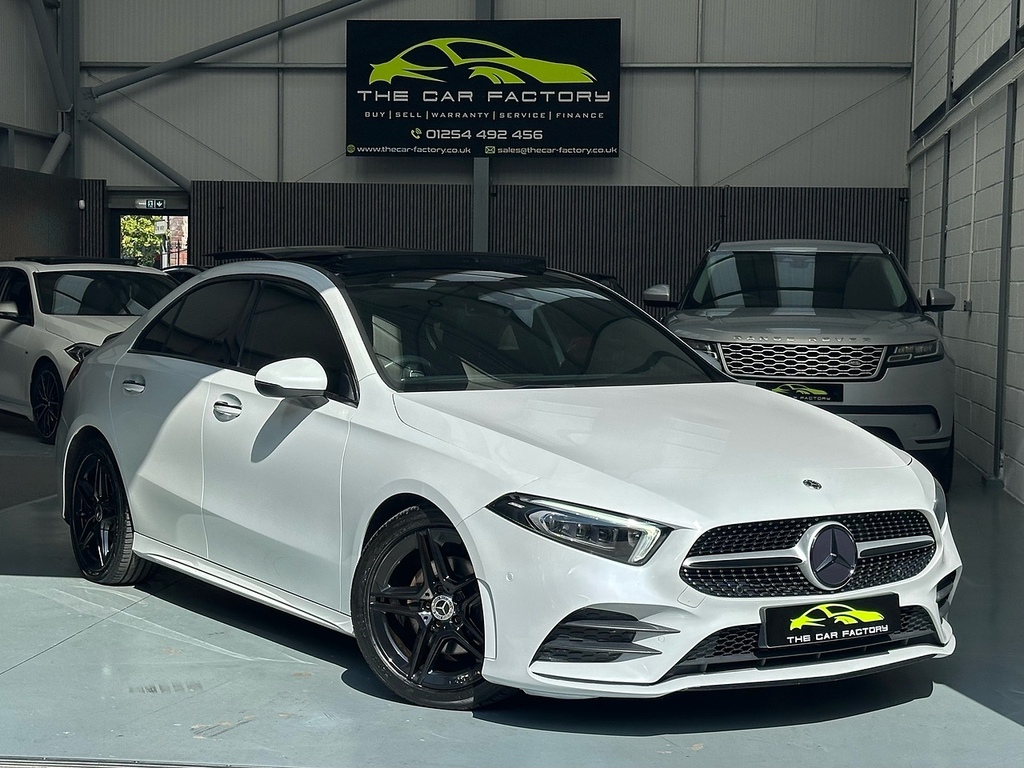 Mercedes-Benz A Class 2.0 A200d Amg Line Premium Plus 2 Saloon Die White