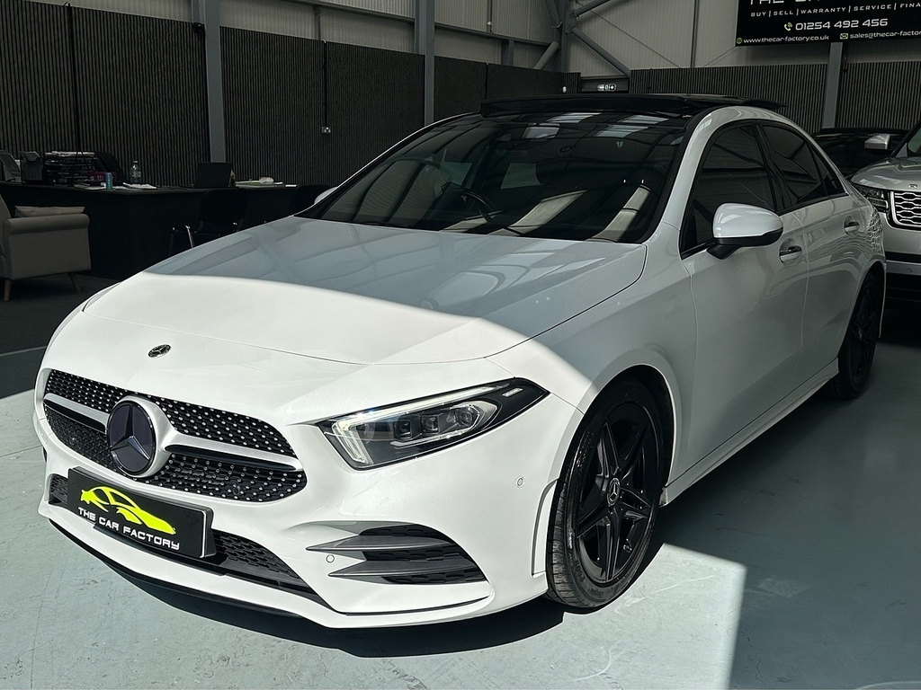 Mercedes-Benz A Class 2.0 A200d Amg Line Premium Plus 2 Saloon Die White #5