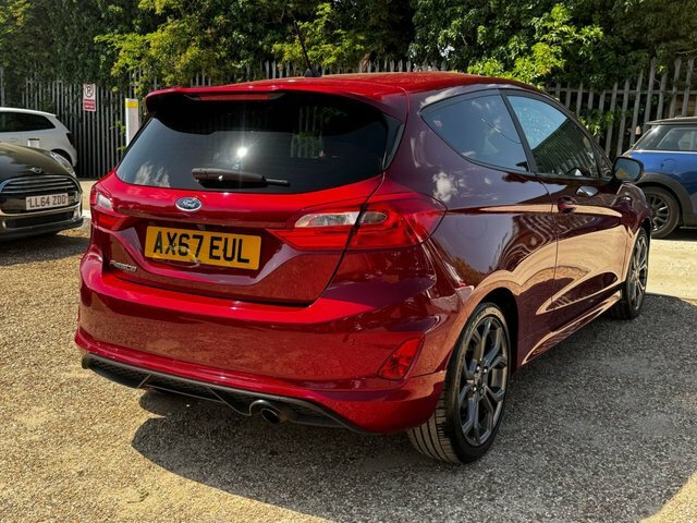 Ford Fiesta 1.0T Ecoboost St-line Hatchback Red #2